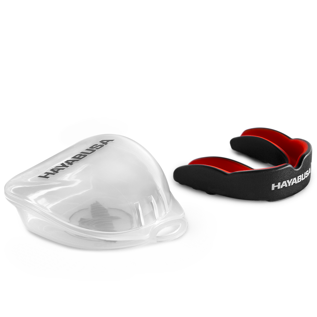 Hayabusa Combat Mouthguard - Adult - Black/Red