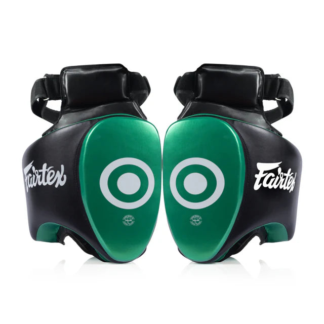 Fairtex TP5 Ultra Lite Thigh Pad - Zwart / Groen