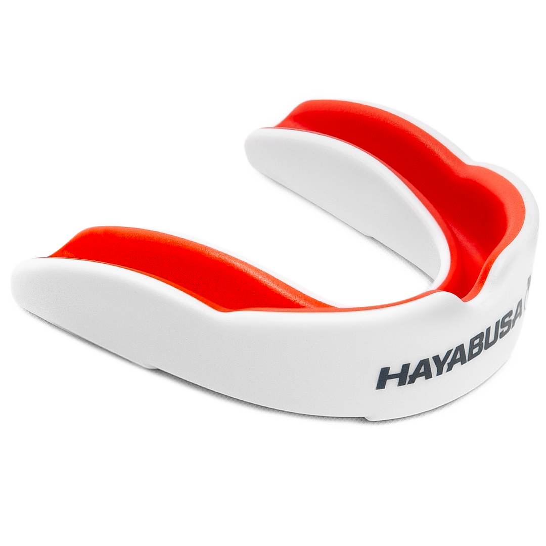 Hayabusa Combat Mouthguard - Adult - wit/rood