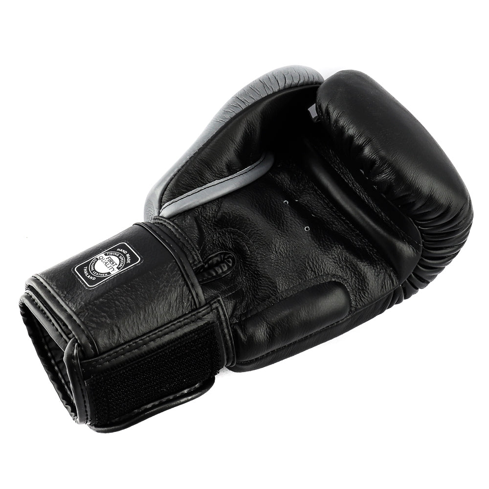Twins Special BGVL 8 Bokshandschoenen - Echt Leer - Zwart / Grijs