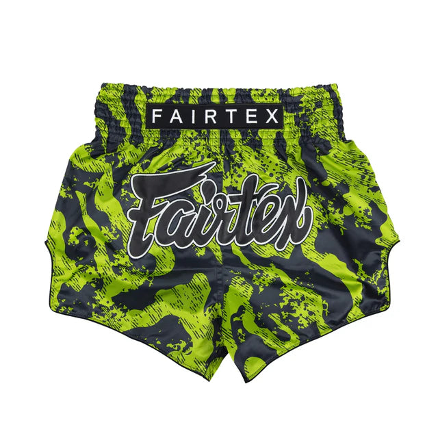 Fairtex Muay Thai Shorts - BS1955 Raptor - Groen / Zwart