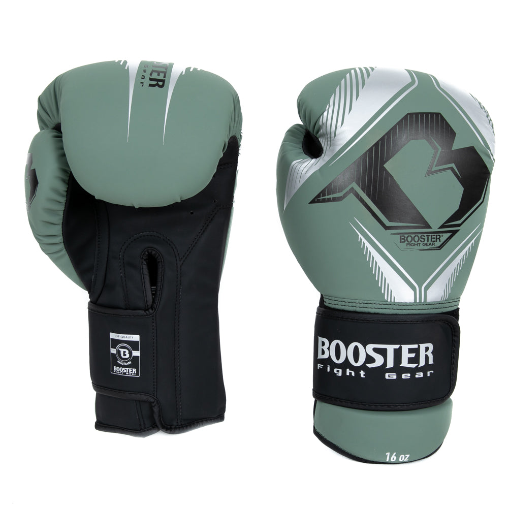Booster Bokshandschoenen - Bangkok Series 3 - Groen / Zilver