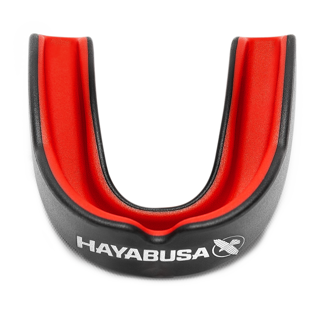 Hayabusa Combat Mouthguard - Adult - Black/Red