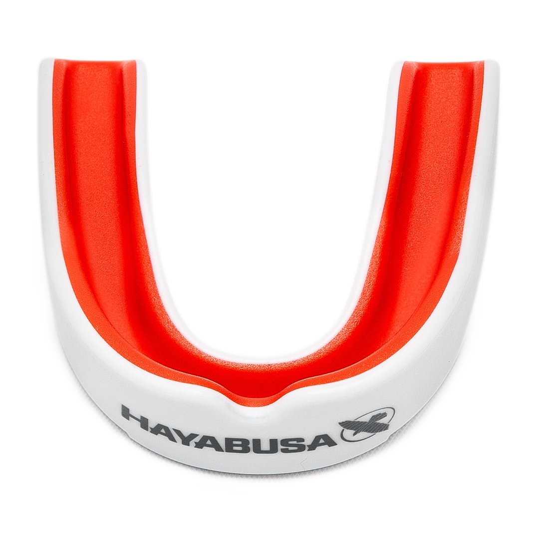 Hayabusa Combat Mouthguard - Adult - wit/rood