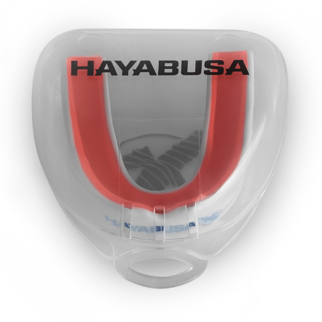 Hayabusa Combat Mouthguard - Adult - wit/rood