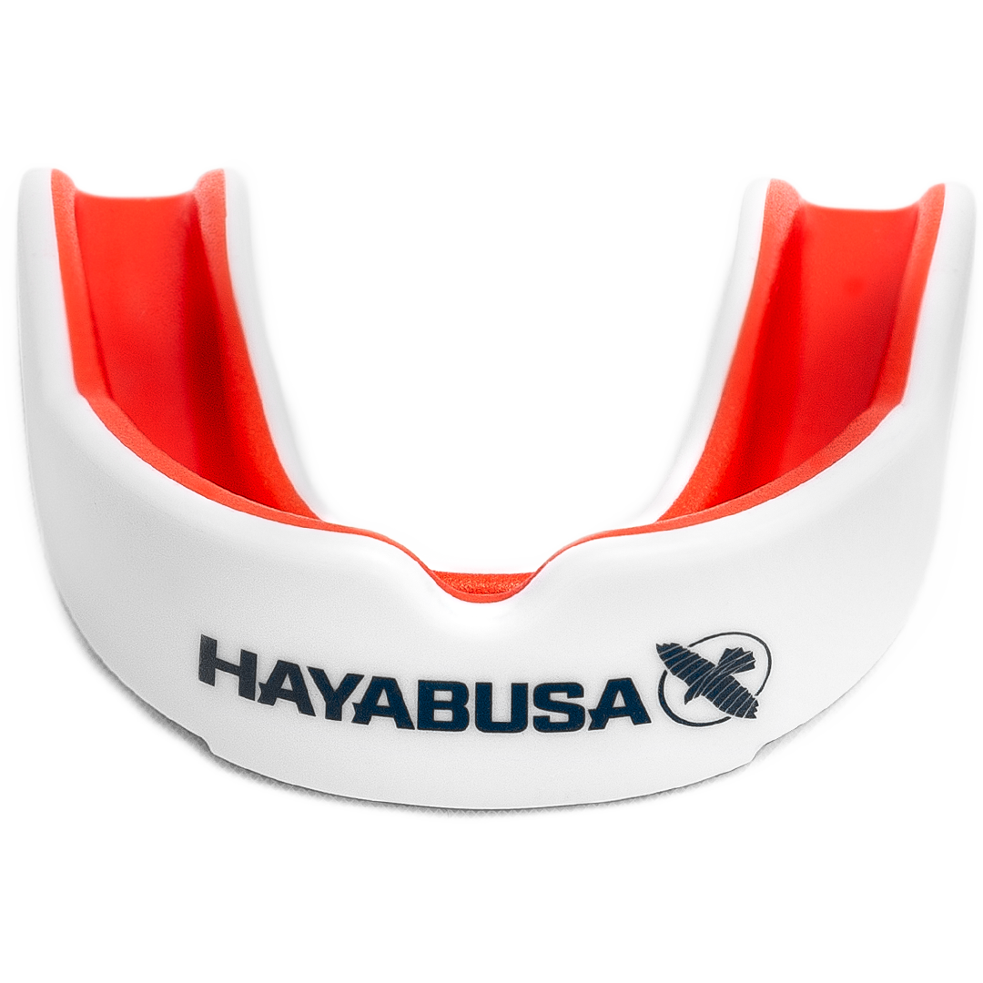 Hayabusa Combat Mouthguard - Adult - wit/rood