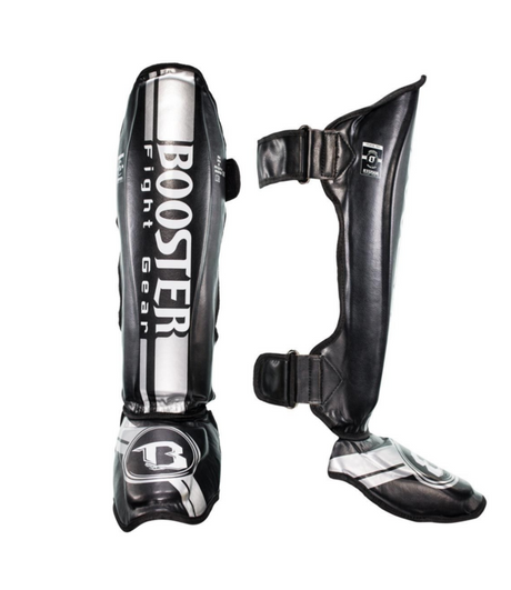 Booster Pro Range BSG V3 Scheenbeschermers - Zwart / Zilver