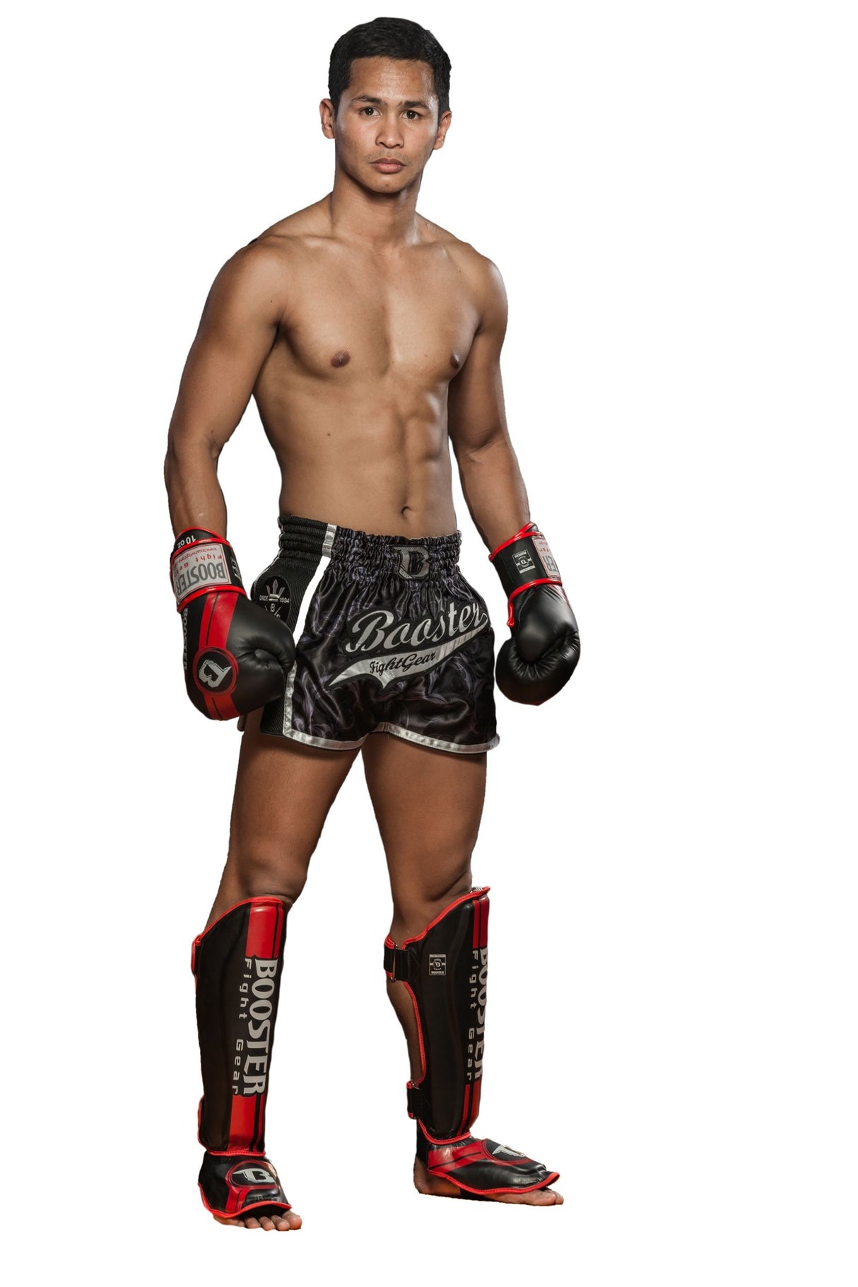 Booster Shin Guards BSG V3 - Black / Red