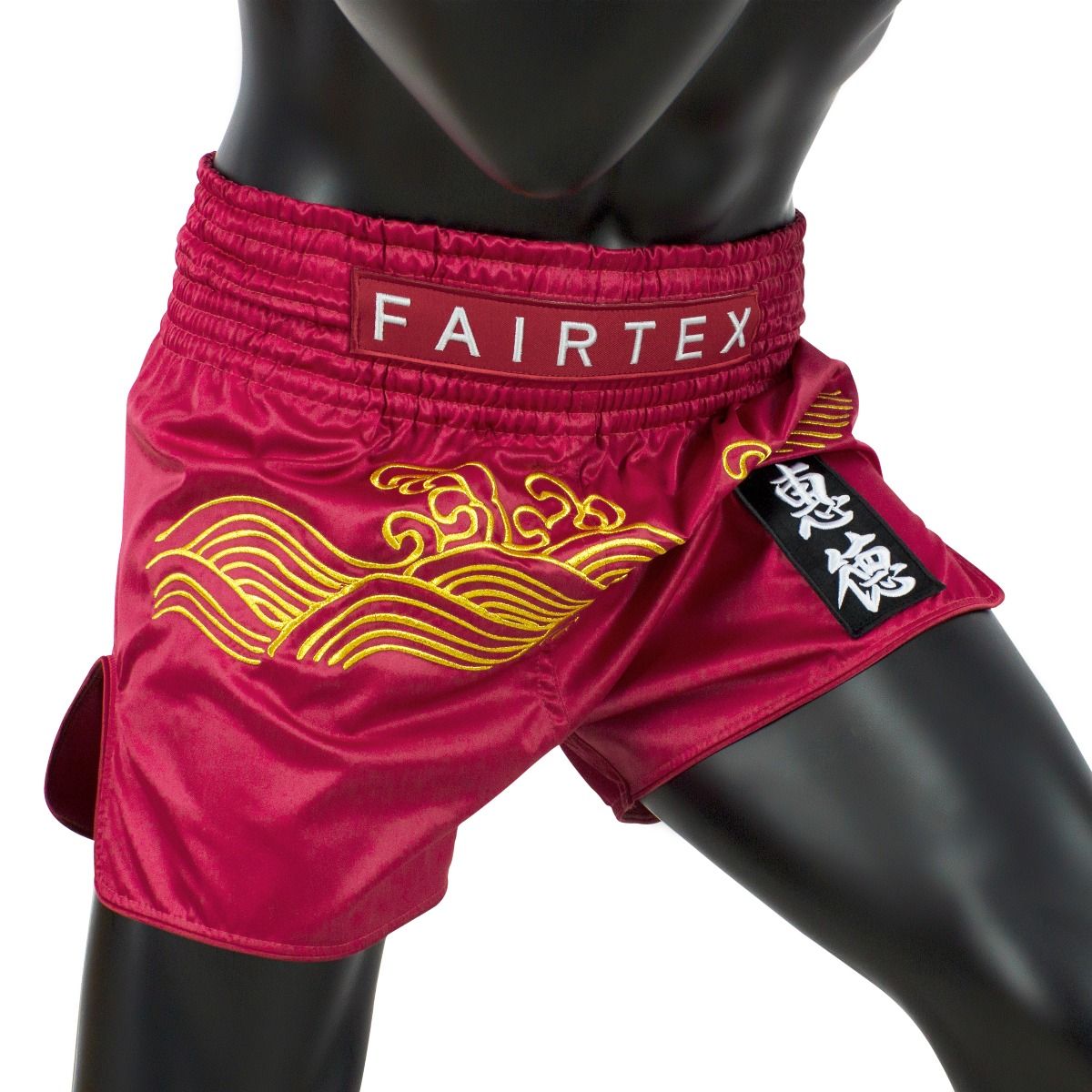 Fairtex BS1910 Muay Thai Shorts - Golden River - rood