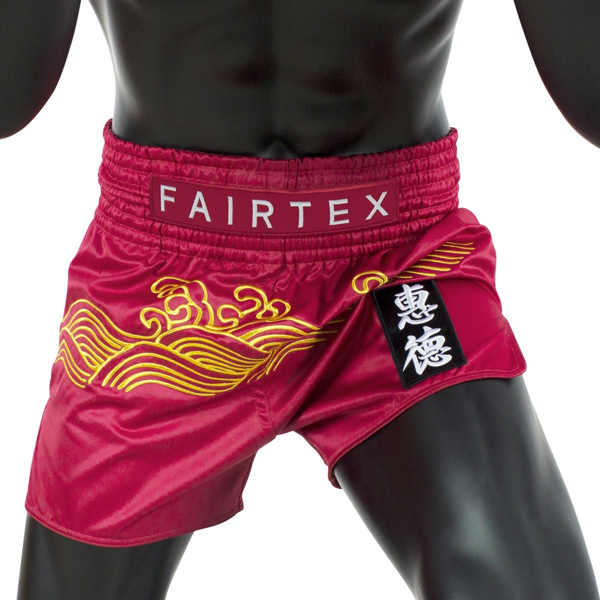 Fairtex BS1910 Muay Thai Shorts - Golden River - rood