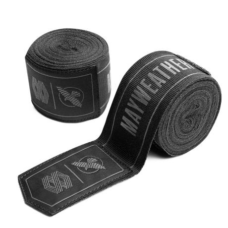 Hayabusa Mayweather Stretch Handwraps - Black - 4.5 meters