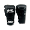 Danger Avatar Boxing Gloves - Genuine Leather - Black