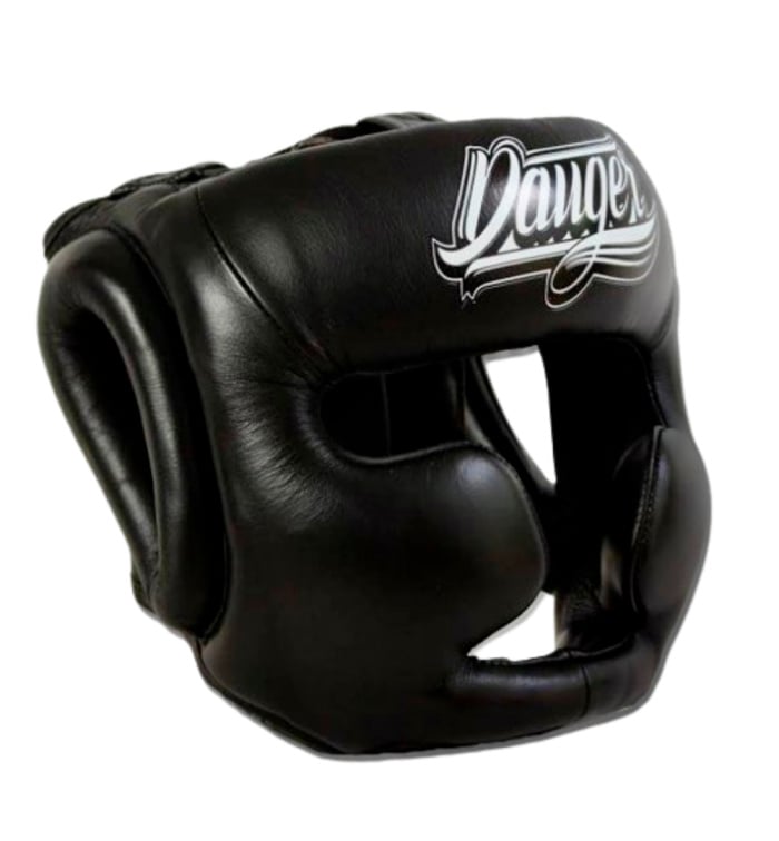 Danger Helmet Pro - Semi Leather - Black