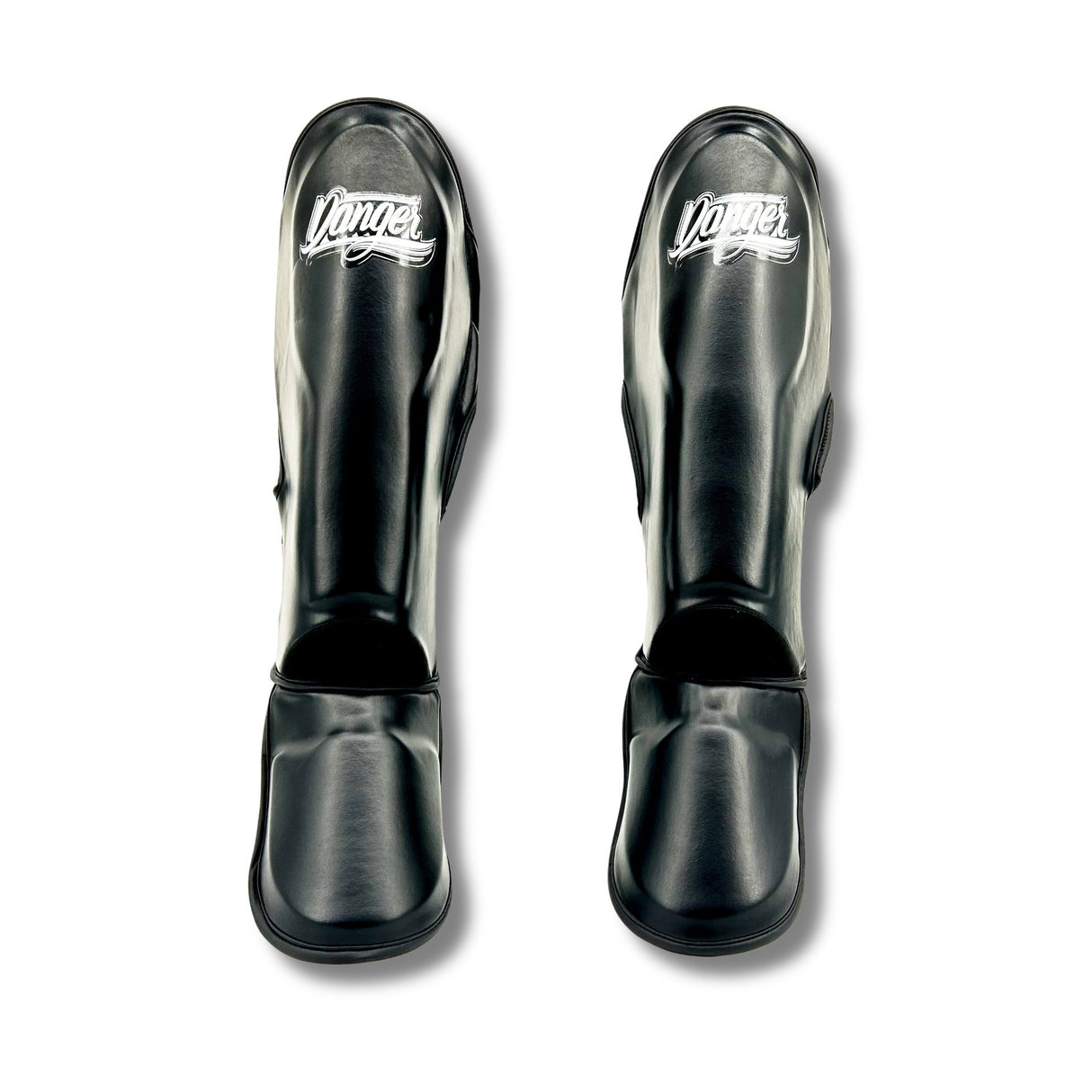 Danger Kinder Shin Guards - PU - Black