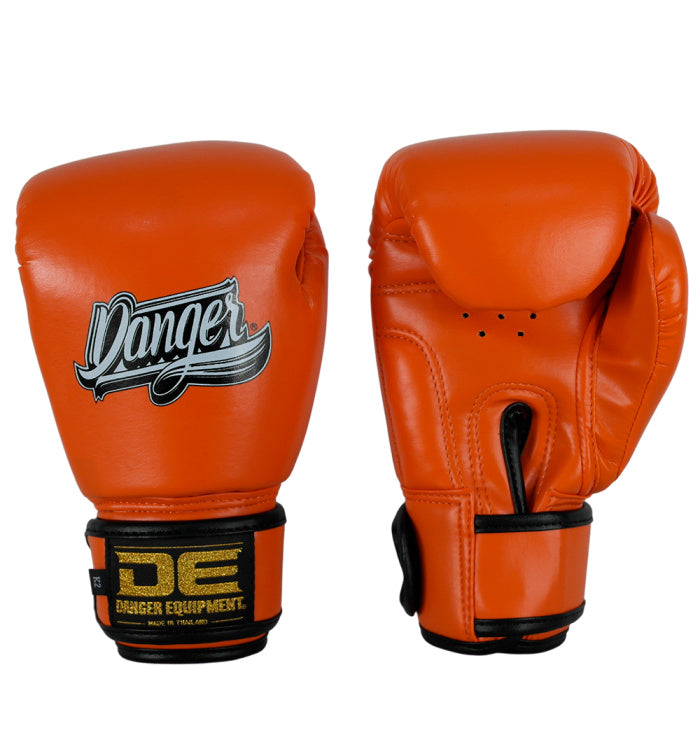 Danger Kinder Boxing Gloves - PU - orange