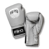 Primo Emblem 2.0 Mercury Grey Boxing Gloves - Real Leather - Light Grey