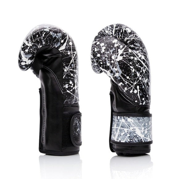 Fairtex BGV14PT Microfiber Bokshandschoenen - Art Collections - Painter Zwart/Wit