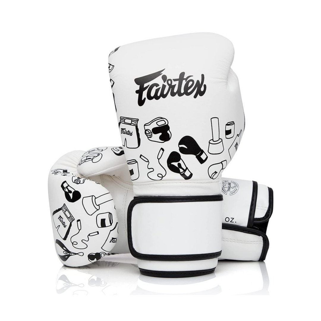 Fairtex BGV14W Microfiber Boxing Gloves - Art Collections - Graffiti