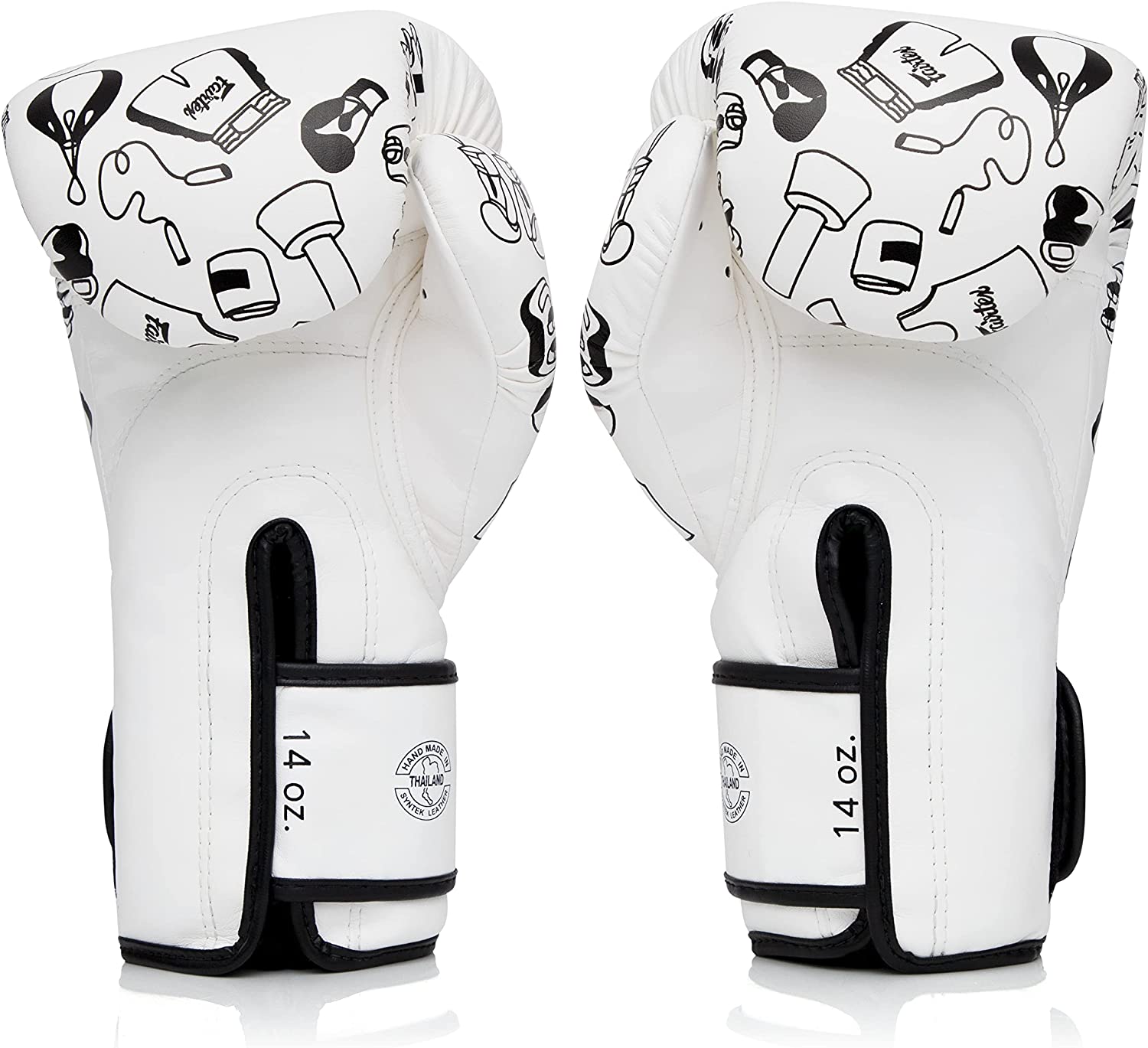 Fairtex BGV14W Microfiber Boxing Gloves - Art Collections - Graffiti