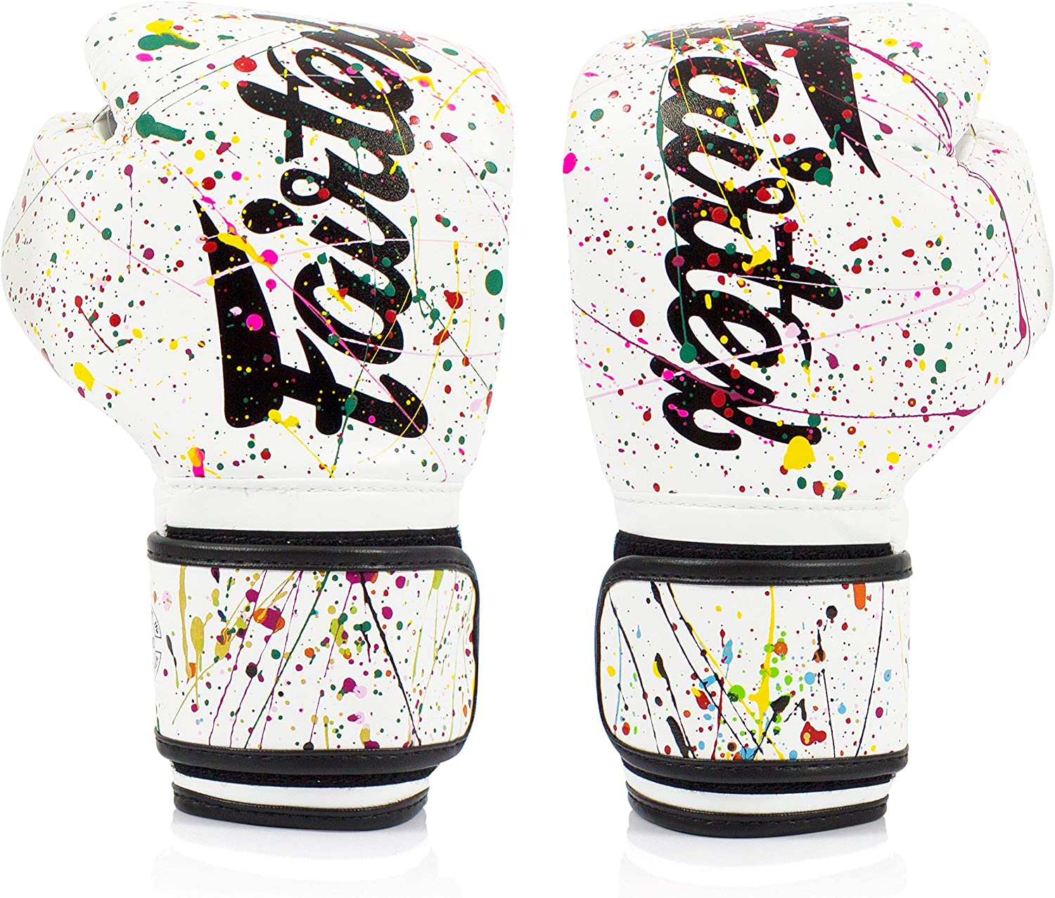 Fairtex BGV14PT Microfiber Bokshandschoenen - Art Collections - Painter - Wit