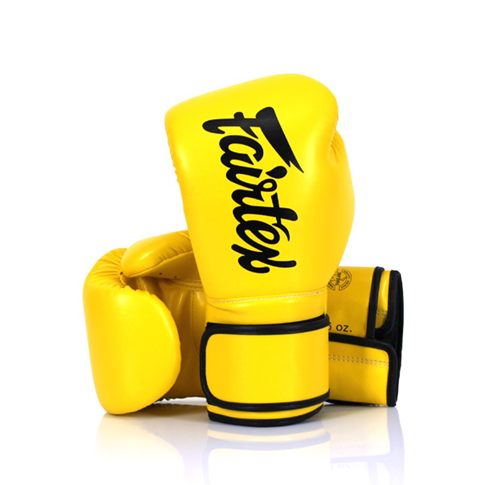 Fairtex BGV14 Microfiber Boxing Gloves - Yellow
