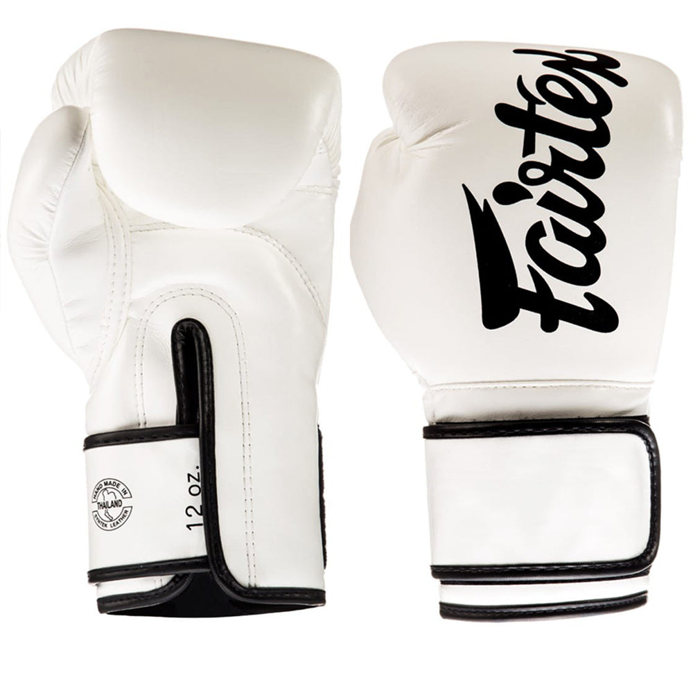 Fairtex BGV14 Microfiber Boxing Gloves - White
