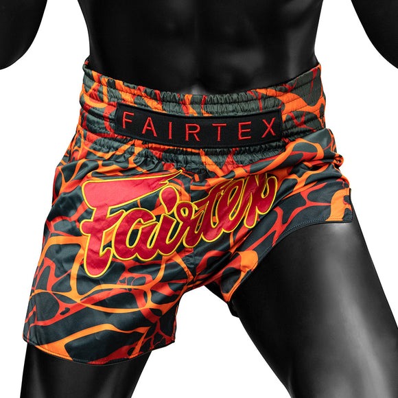 Fairtex BS1926 Muay Thai Shorts - Magma 'Red'