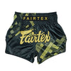 Fairtex BS1931 Muay Thai Shorts - Heart of Gold - zwart/goud