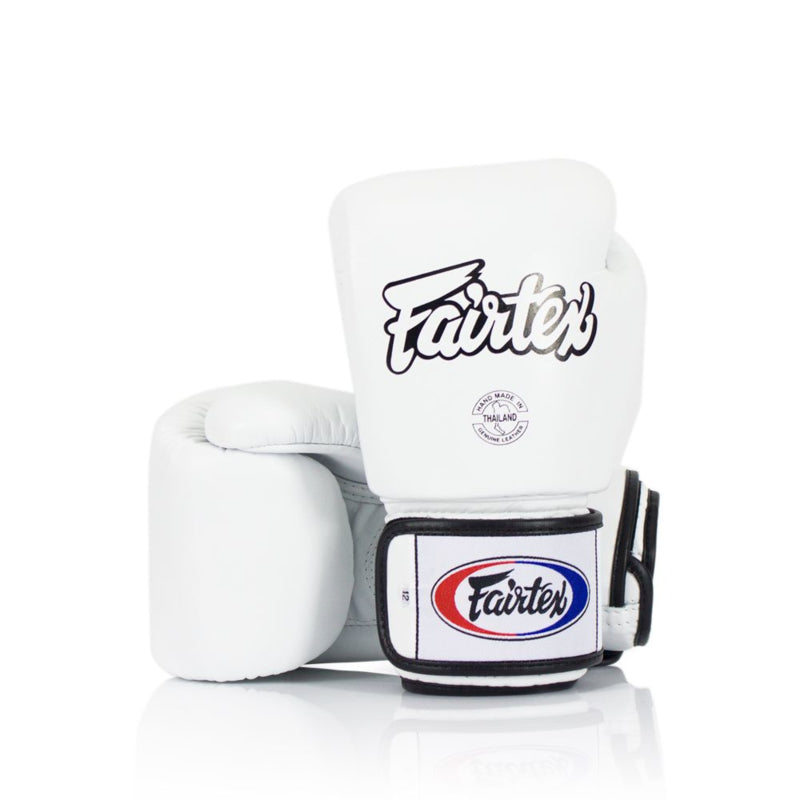 Fairtex BGV1 Universal Boxing Gloves - "Tight-Fit" Design - White