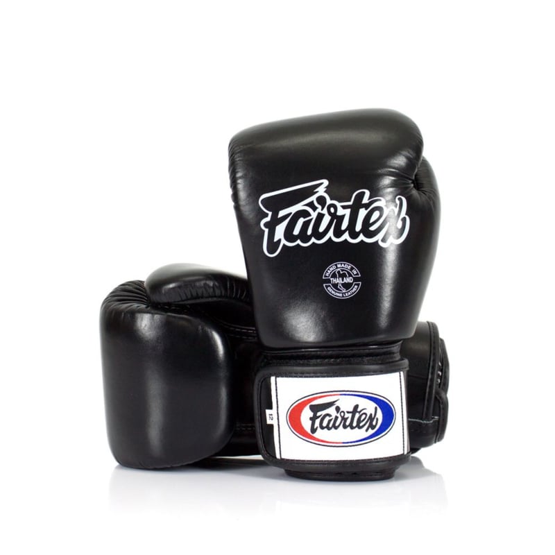 Fairtex BGV1 Universal Boxing Gloves - "Tight-Fit" Design - Black