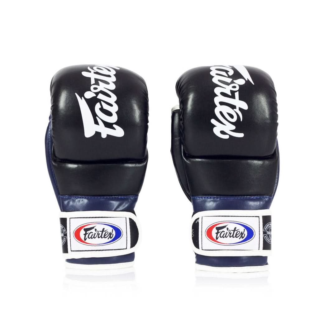 Faitex FGV18 Super Sparring MMA Handschoenen - Zwart / Blauw
