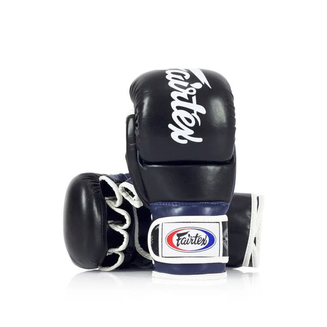 Faitex FGV18 Super Sparring MMA Handschoenen - Zwart / Blauw