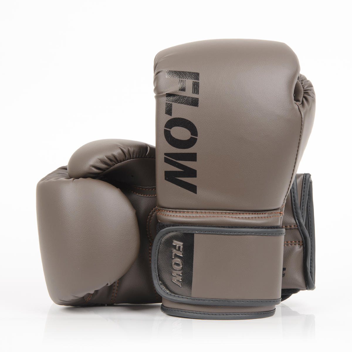 Flow Balance Boxing Gloves - Microfiber - Brown