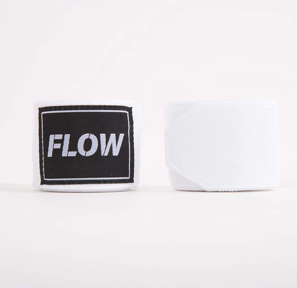 Flow Fightgear Bandages 450 cm - Wit