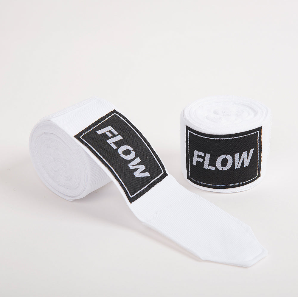 Flow Fightgear Bandages 450 cm - Wit