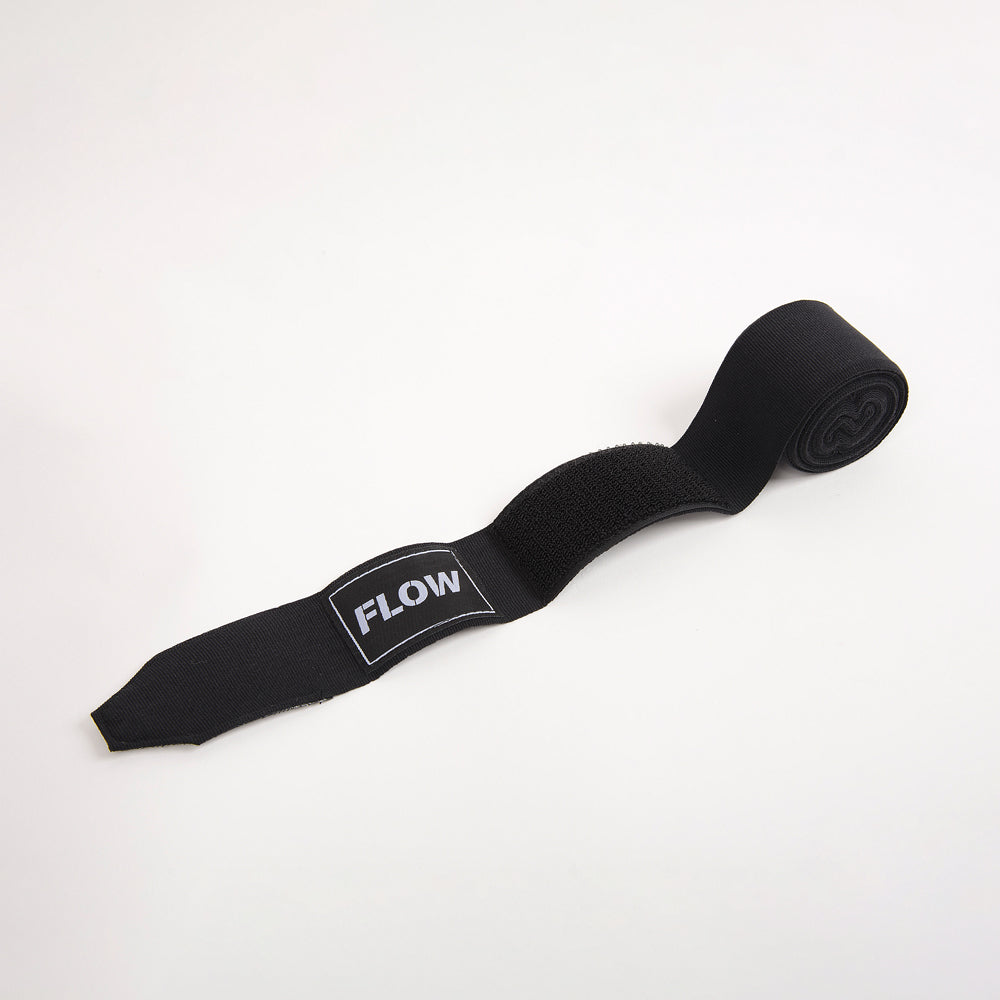 Flow Fightgear Bandages 450 cm - Zwart