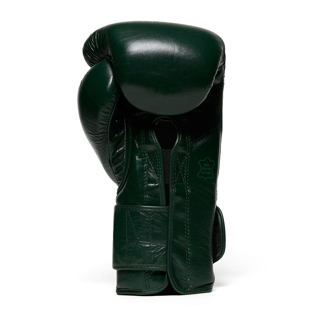 Flow - Challenge Boxing Gloves - Real Leather - Dark Green