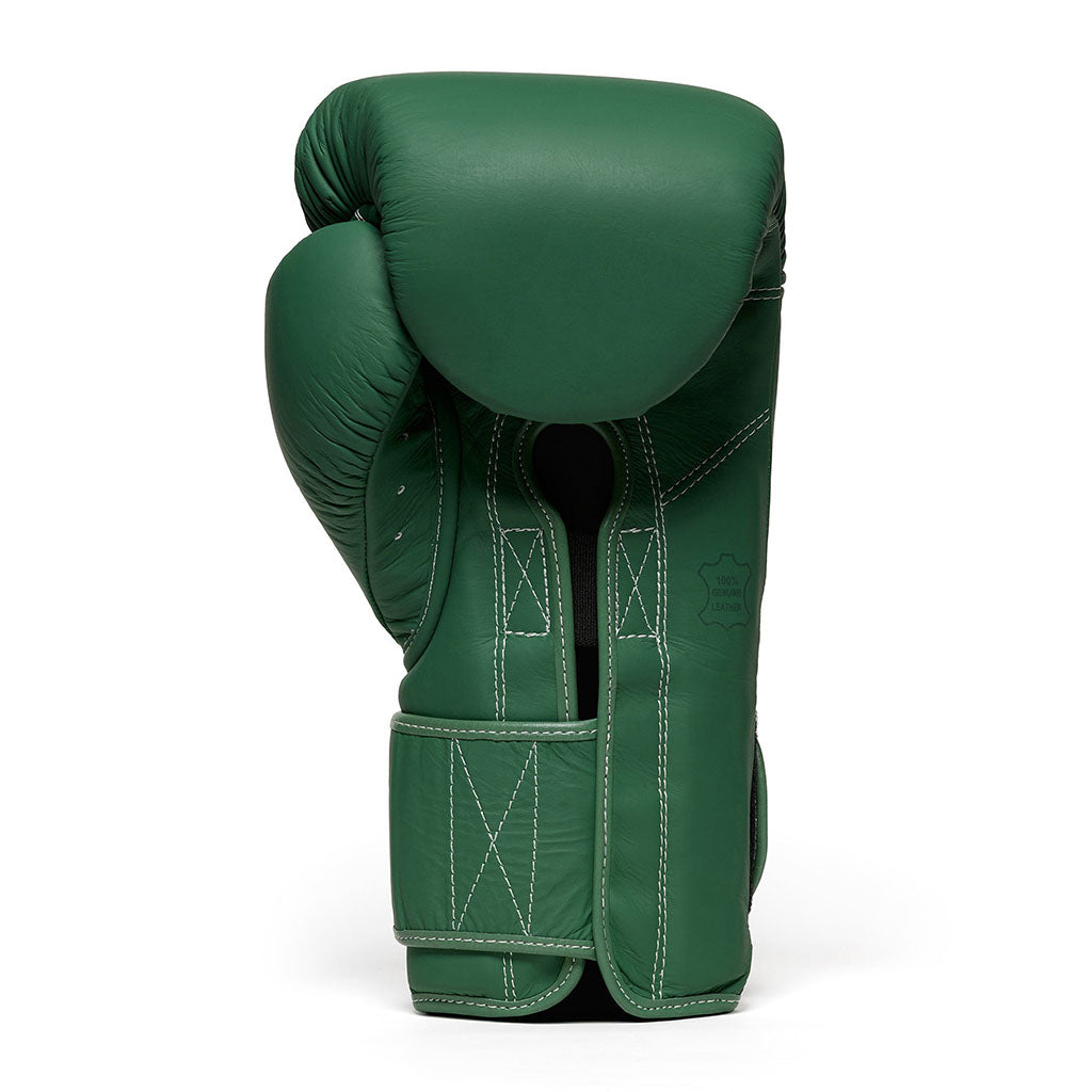 Flow - Challenge Boxing Gloves - Real Leather - Green