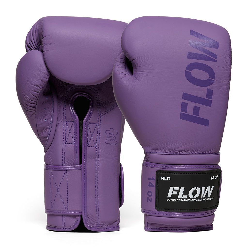 Flow - Challenge Bokshandschoenen - Echt Leer - Paars
