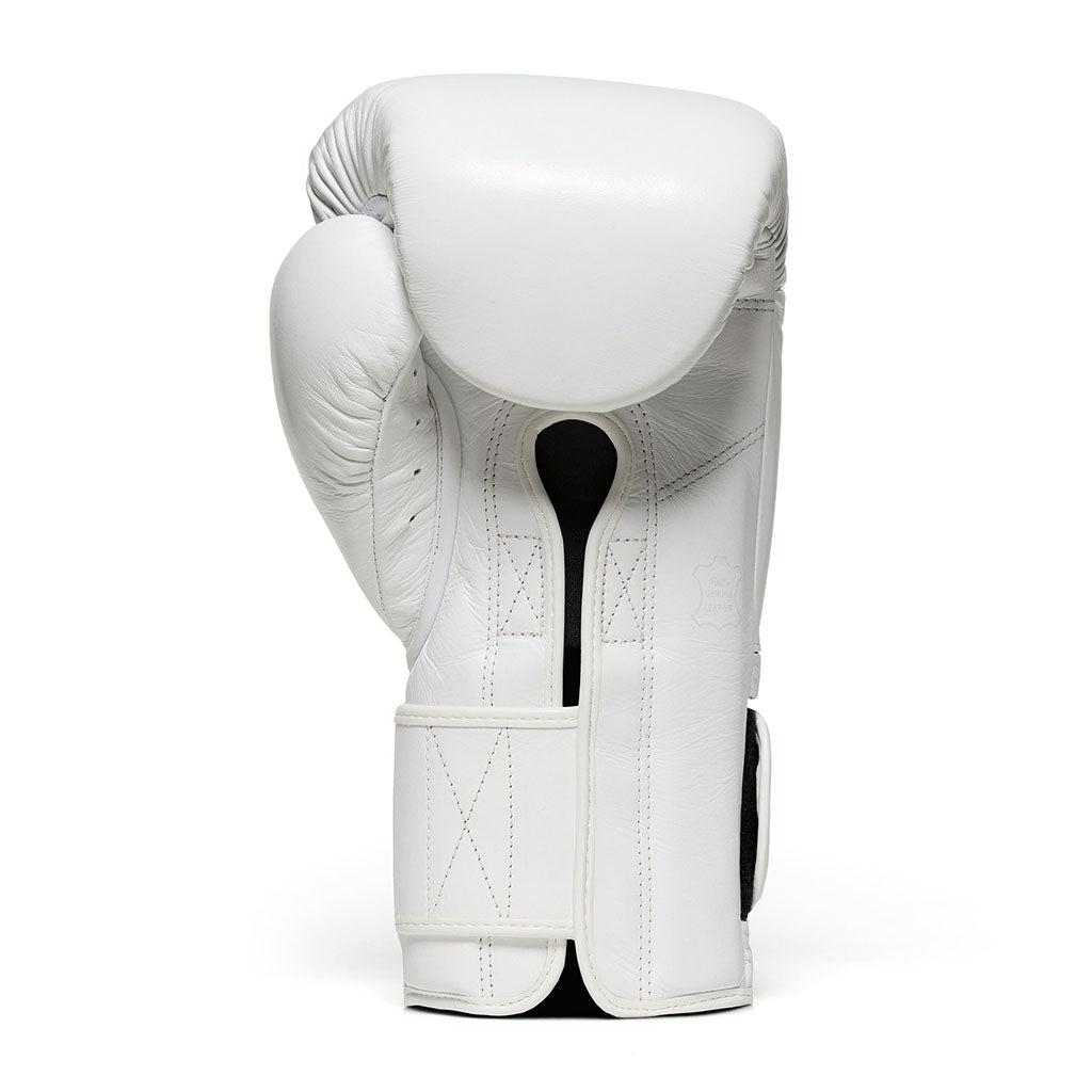 Flow - Challenge Boxing Gloves - Real Leather - White