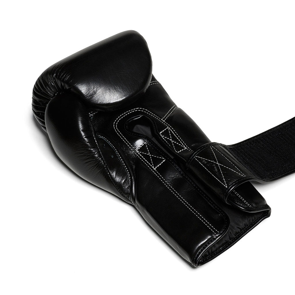 Flow - Challenge Boxing Gloves - Real Leather - Black