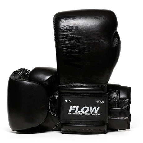 Flow - Challenge Bokshandschoenen - Echt Leer - Zwart