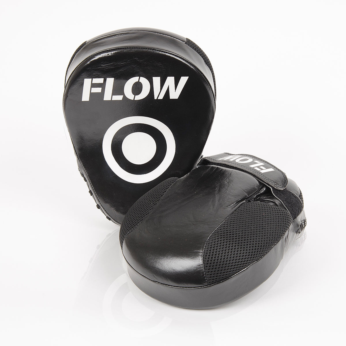 Flow Focus Mitts zwart/wit – paar, overzicht