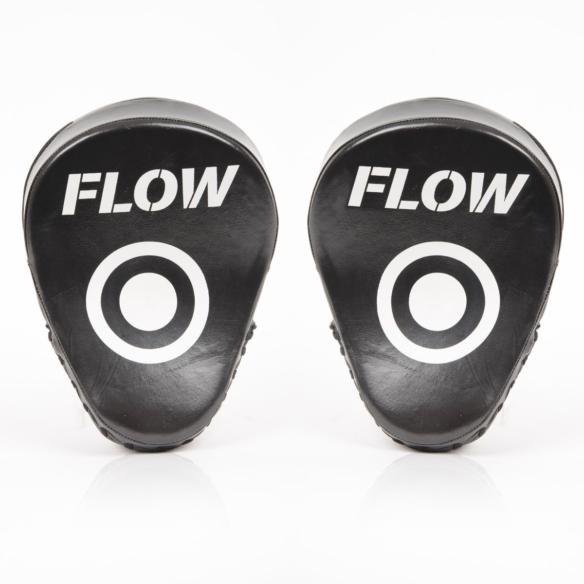 Flow Focus Mitts zwart/wit – slagvlak met witte richtcirkel