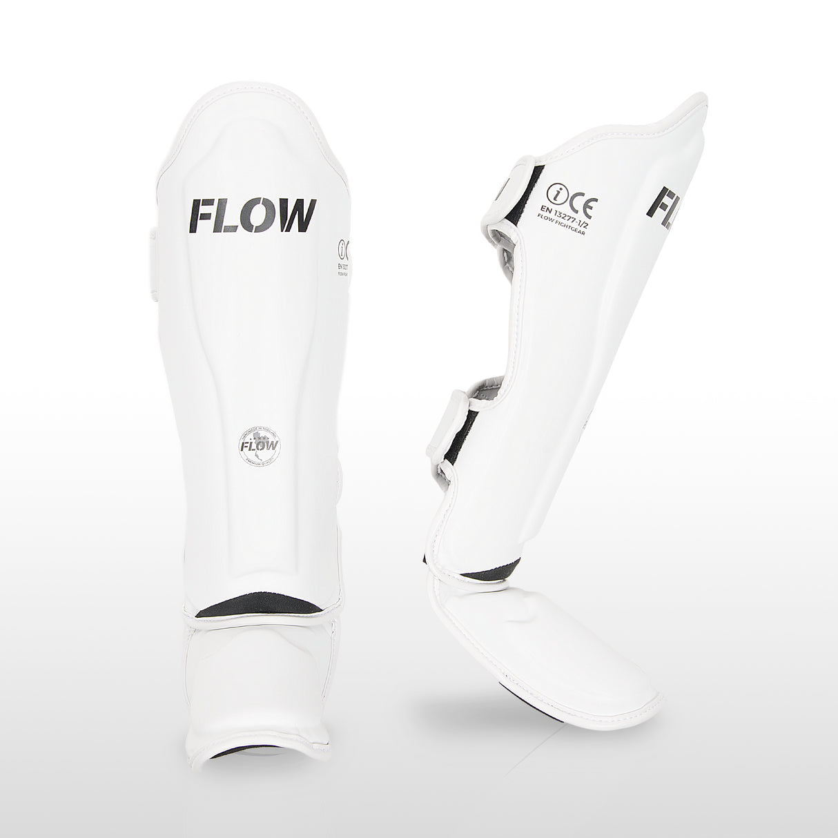 Flow Classic Thai Shin Guards - White