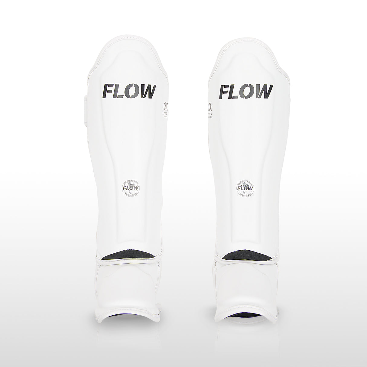 Flow Classic Thai Shin Guards - White