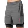 Hayabusa Athletic Layered Performance Short - Men - Dark Gray