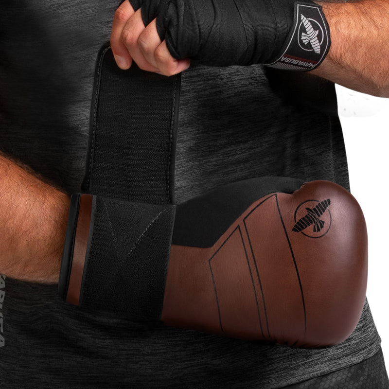 Hayabusa S4 Boxing Gloves - Genuine Leather - Brown