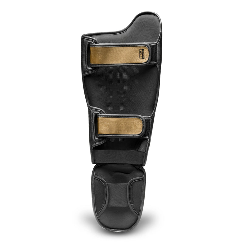 Hayabusa T3 Striking Shin Guards - Black / Gold