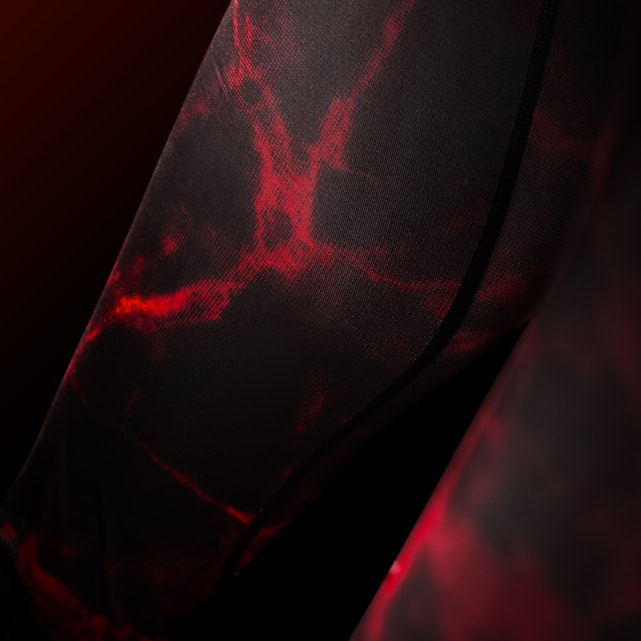 Hayabusa UFC BJJ Heren Spats - Zwart / Rood